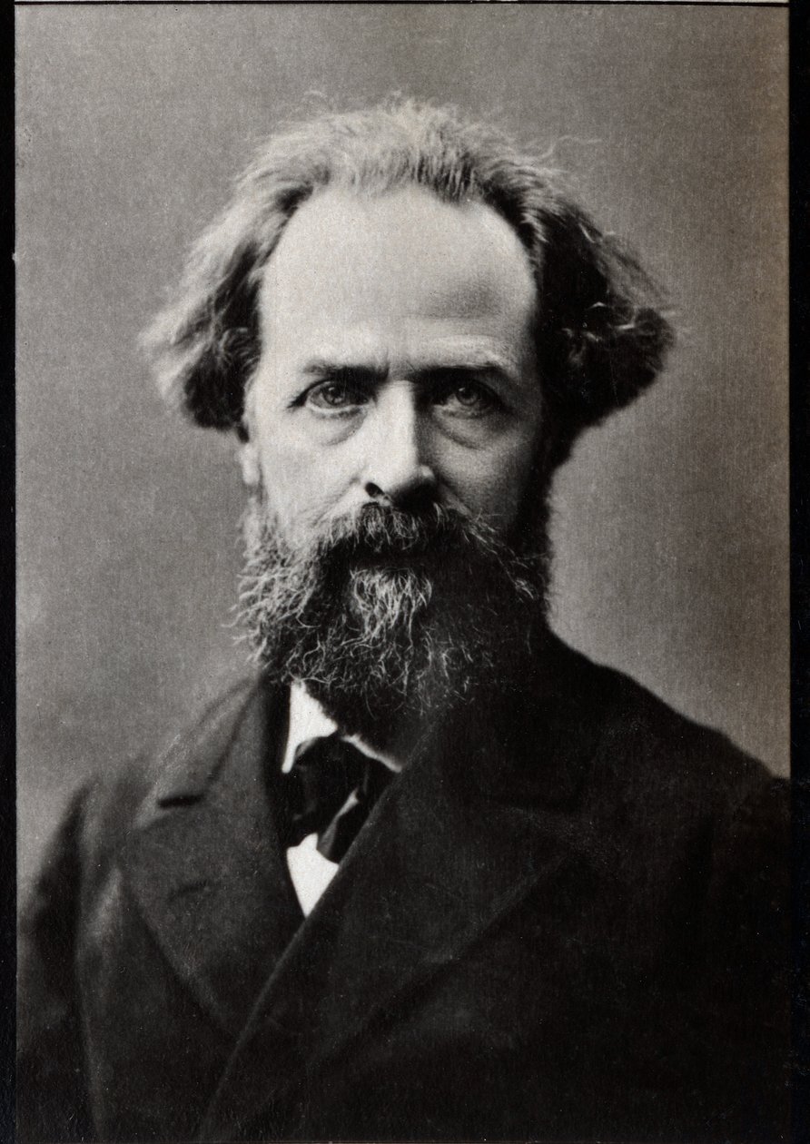 Elysee Reclus (1830-1905) francia geográfus, író és anarchista portréja. alkotó: French Photographer
