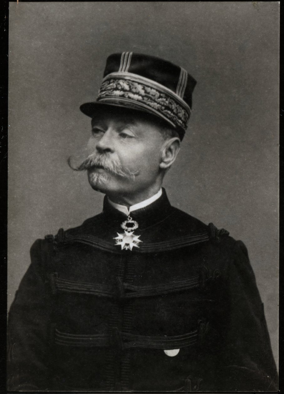 Emile Auguste Francois Zurlinden (1837-1929) francia tábornok és politikus portréja. alkotó: French Photographer