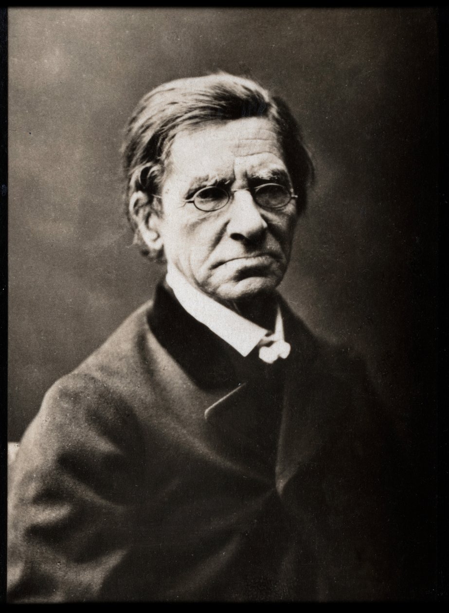 Emile Littre (1801-1881) francia lexikográfus és filozófus portréja. alkotó: French Photographer