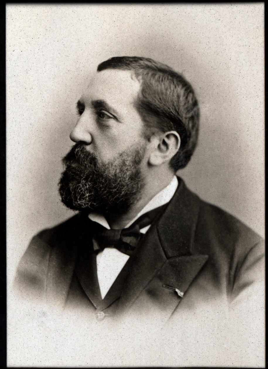Emile Pessard (1843-1917) francia zeneszerző portréja. alkotó: French Photographer