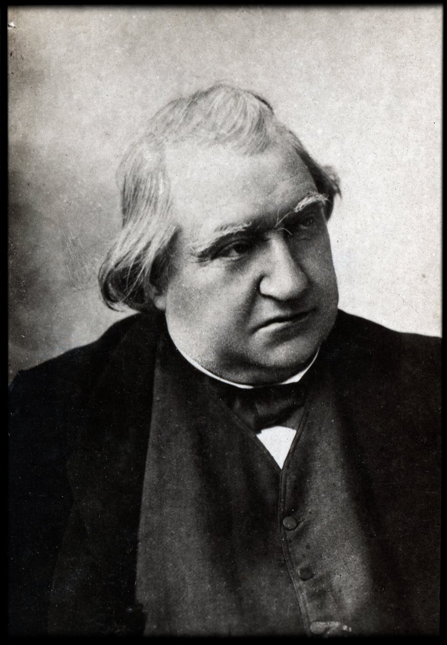 Ernest Renan (1823-1892) francia filozófus és író portréja. alkotó: French Photographer