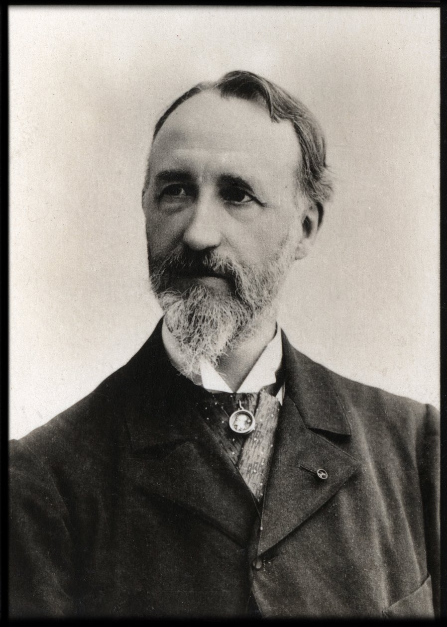 Francois Clement Theodore Dubois (1837-1924) francia zeneszerző, orgonista és zenetanár portréja. alkotó: French Photographer