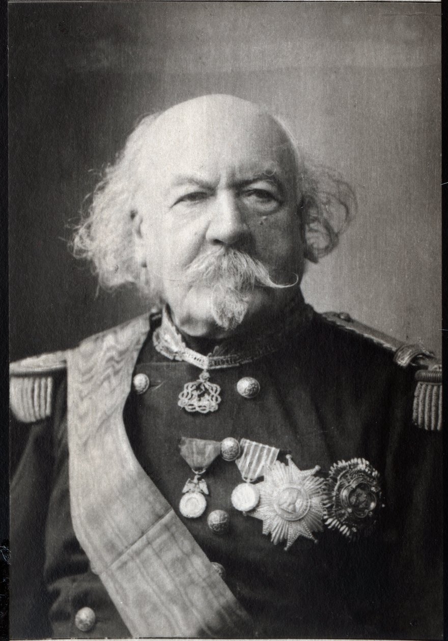 Francois Marcellin Certain de Canrobert (1809-1895), francia marsall portréja. alkotó: French Photographer