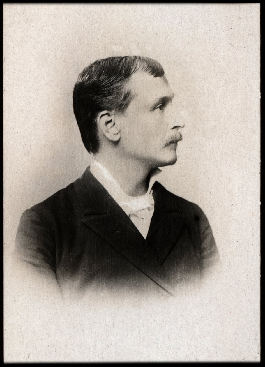 Georges Courteline (1858-1929) francia drámaíró és regényíró portréja. alkotó: French Photographer