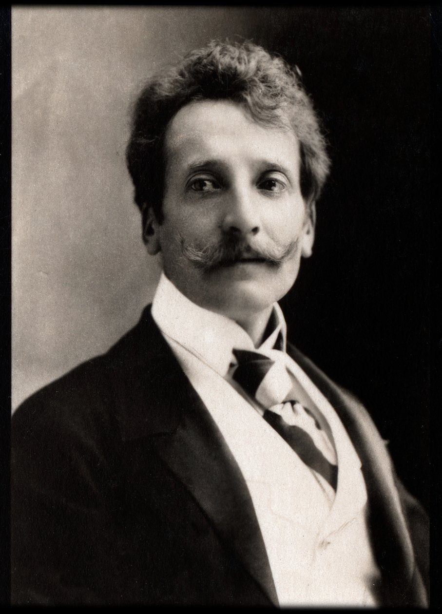 Georges Rodenbach (1855-1898) belga költő és regényíró portréja. alkotó: French Photographer