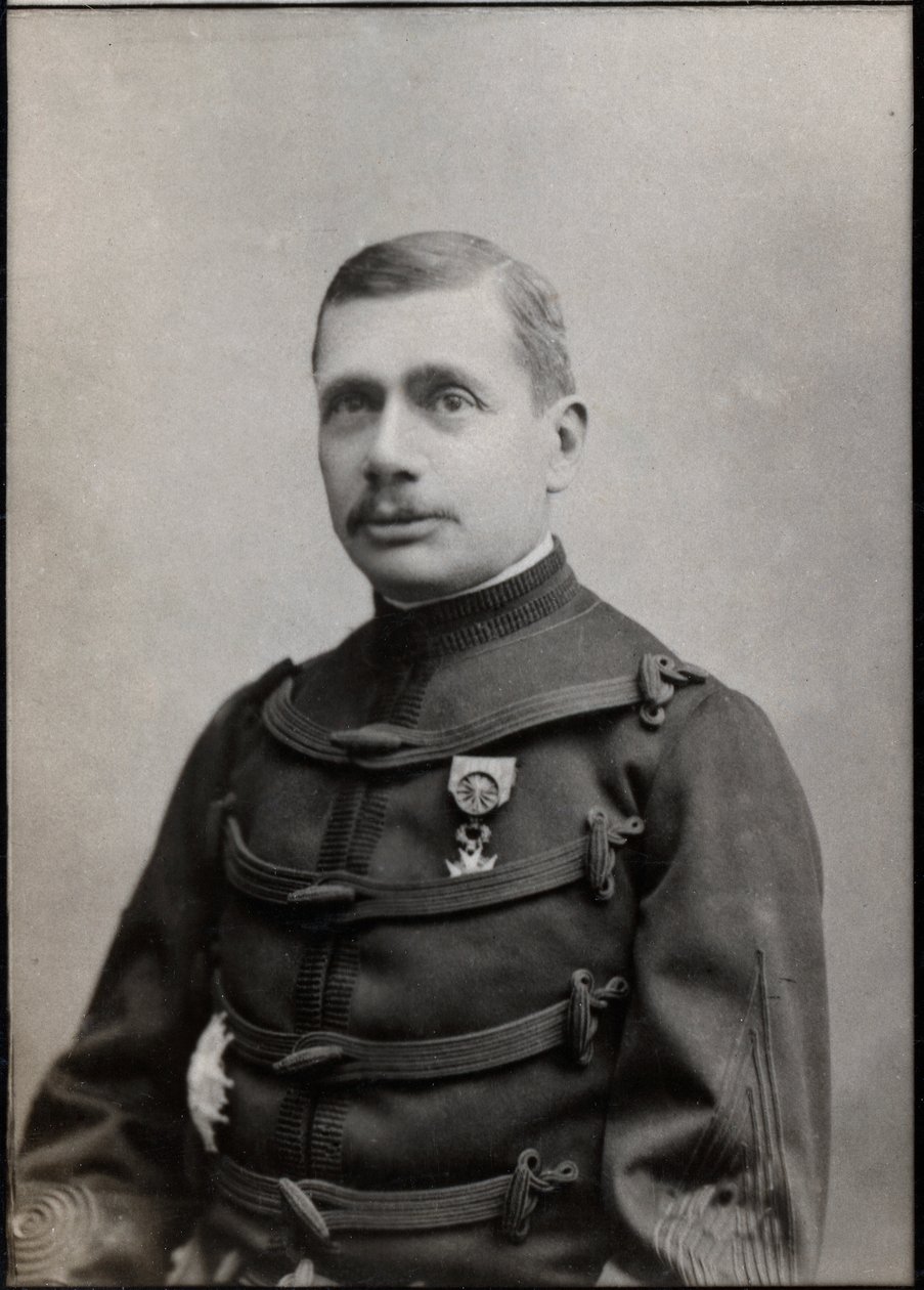 Gustave Borgnis Desbordes (1839-1900) francia tábornok portréja. alkotó: French Photographer