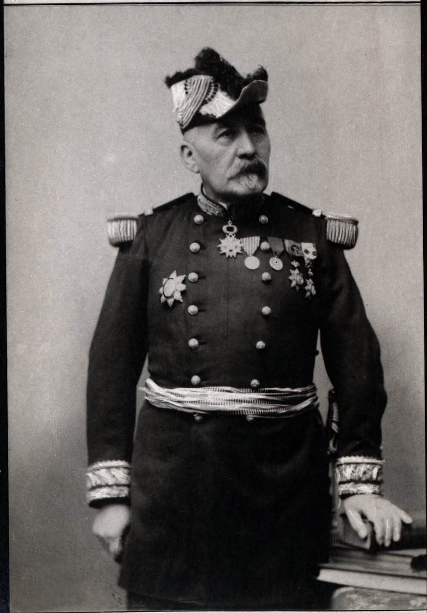 Jacques Charles Duchesne (1837-1918) francia tábornok portréja. alkotó: French Photographer