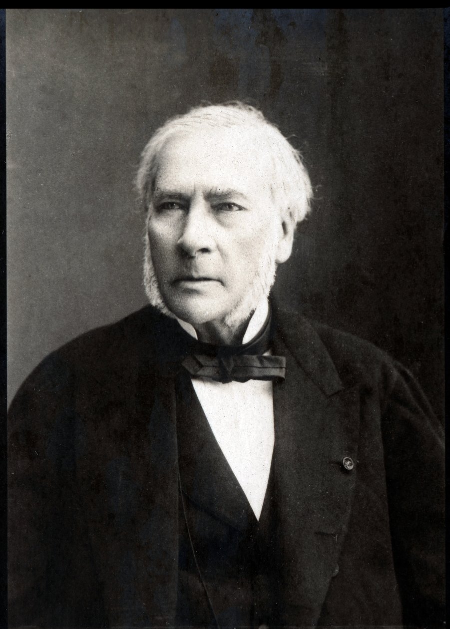 Jean Baptiste Joseph Dieudonne Boussingault (1802-1887) francia kémikus portréja. alkotó: French Photographer