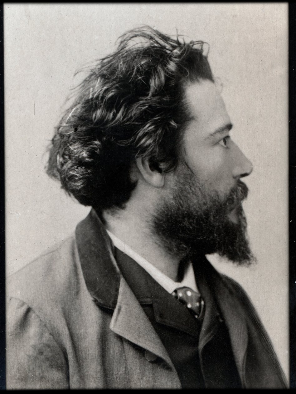 Jean Francois Victor Aicard (1848-1921) francia költő, drámaíró és regényíró portréja. alkotó: French Photographer