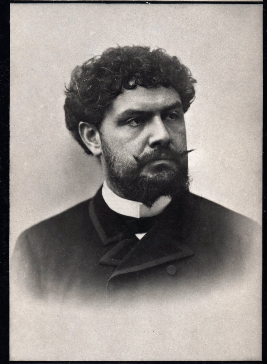 Jean Richepin (1849-1926) francia költő, regényíró és drámaíró portréja. alkotó: French Photographer