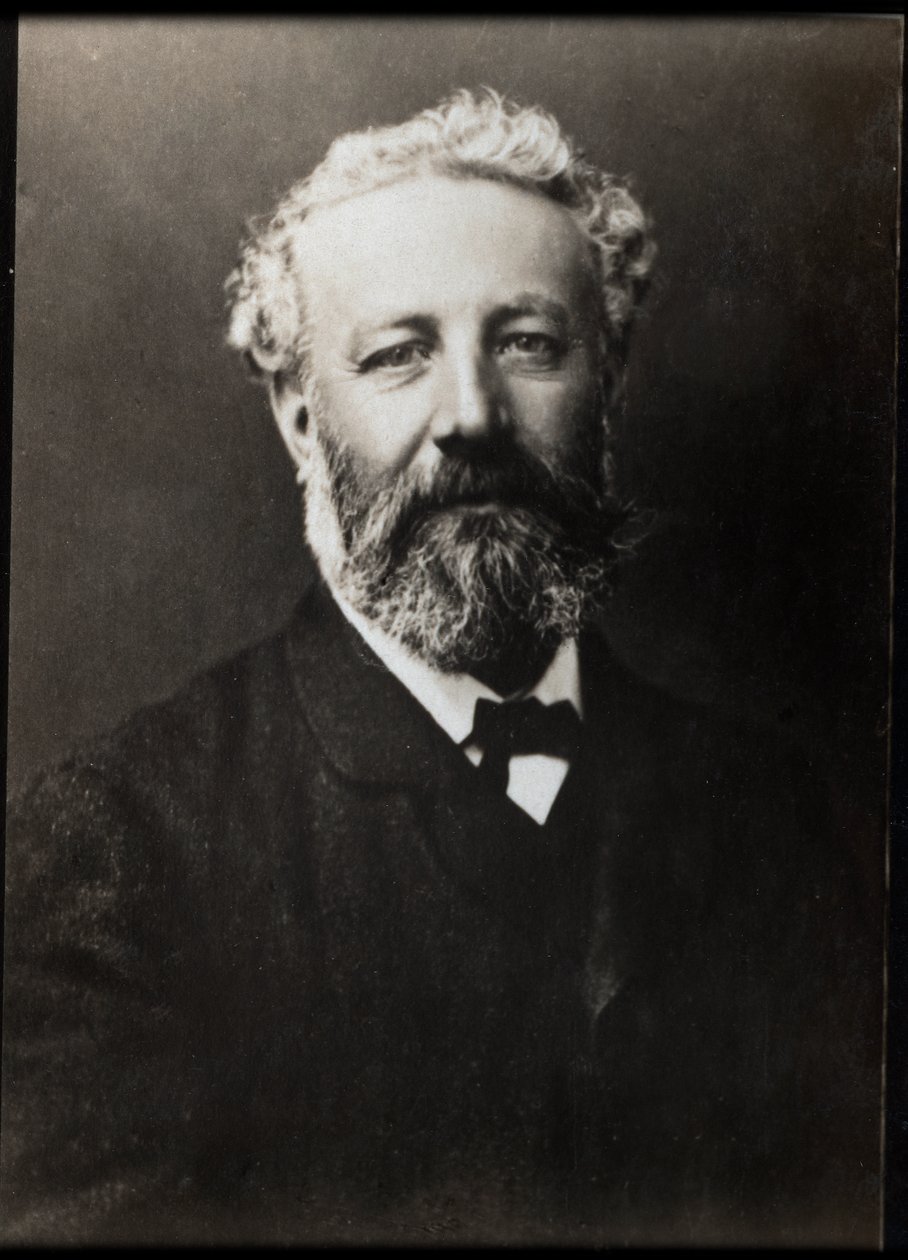 Jules Verne (1828-1905) francia író portréja. alkotó: French Photographer