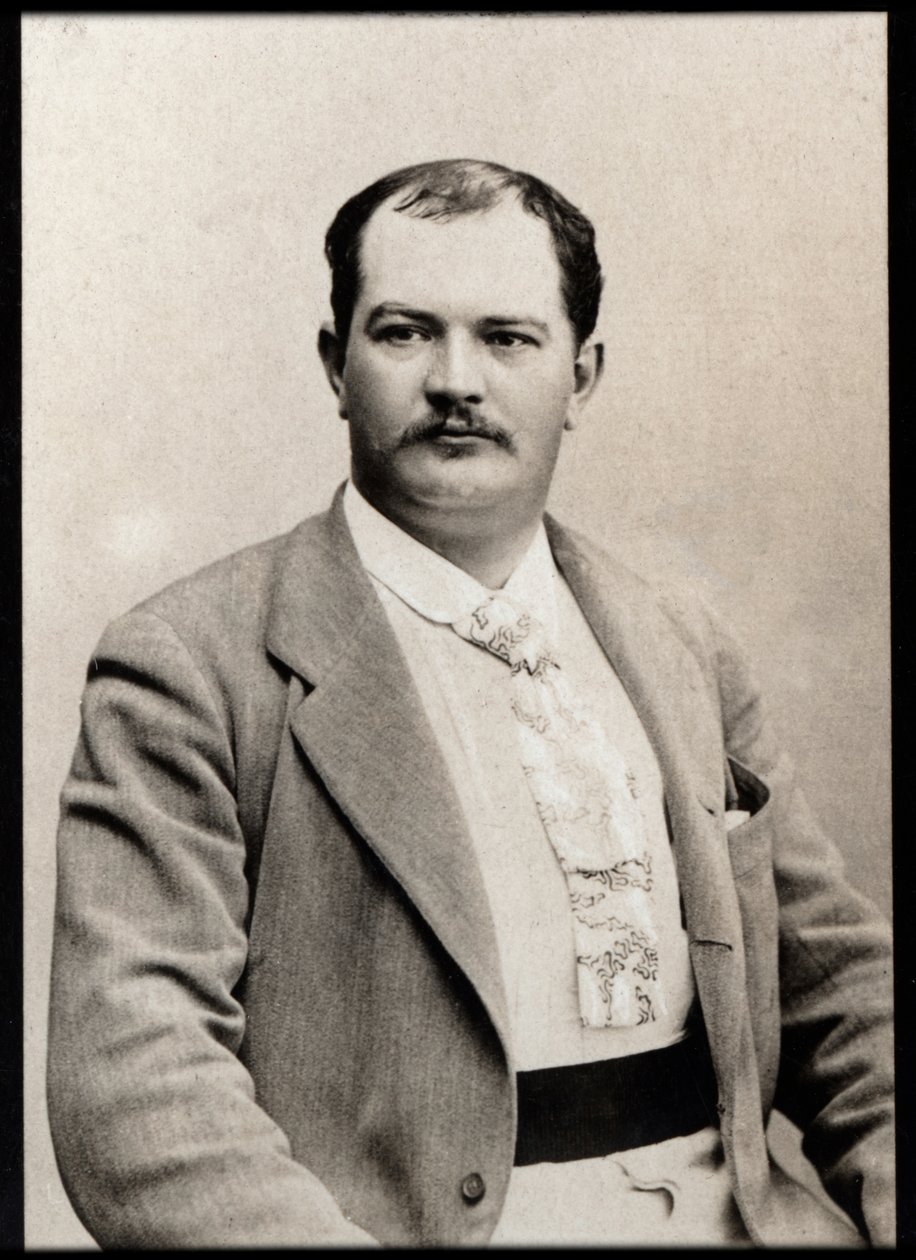 Leon Gandillot (1862-1912) francia író portréja. alkotó: French Photographer