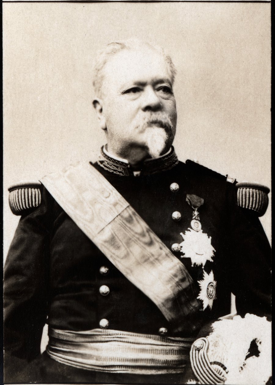 Leopold Davout dAuerstedt, 3. dAuerstedt herceg (1829-1904), francia tábornok portréja. alkotó: French Photographer