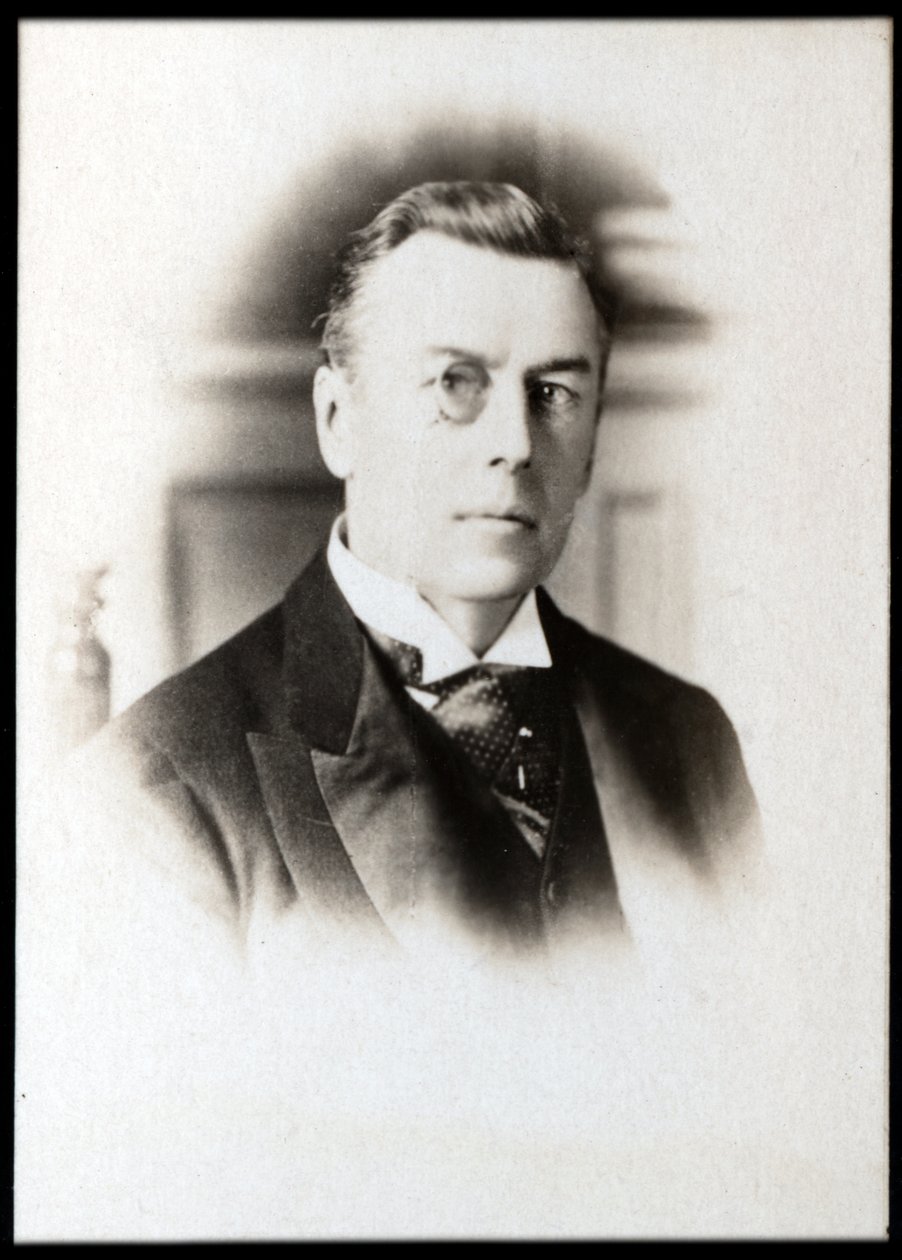 Lord Joseph Chamberlain (1836-1914) brit üzletember, politikus és államférfi portréja. alkotó: French Photographer
