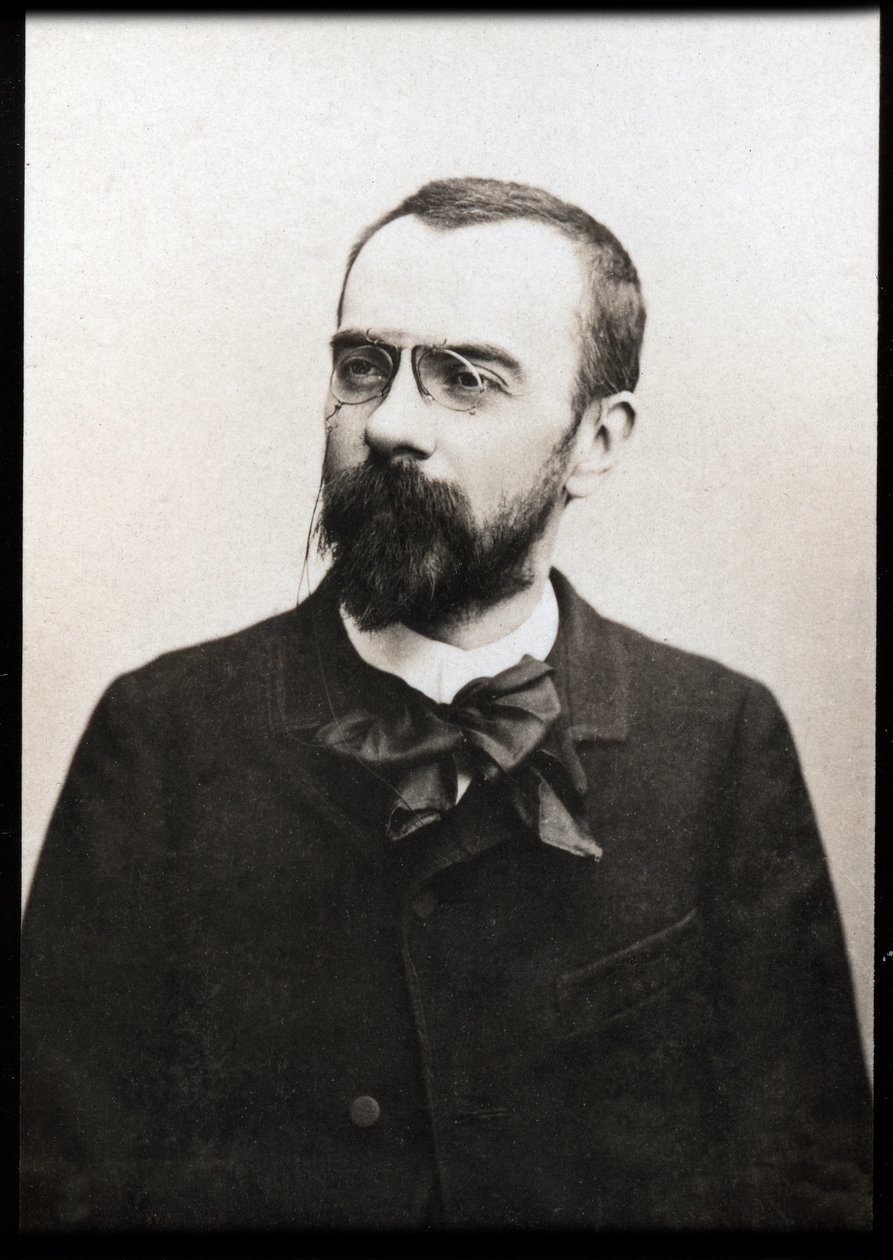 Louis Charles Bonaventure Alfred Bruneau (1857-1934) francia zeneszerző portréja. alkotó: French Photographer