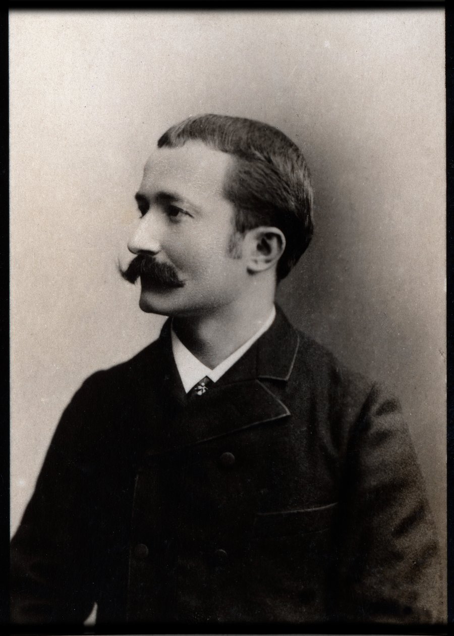 Louis Ganne (1862-1923) francia karmester és zeneszerző portréja. alkotó: French Photographer