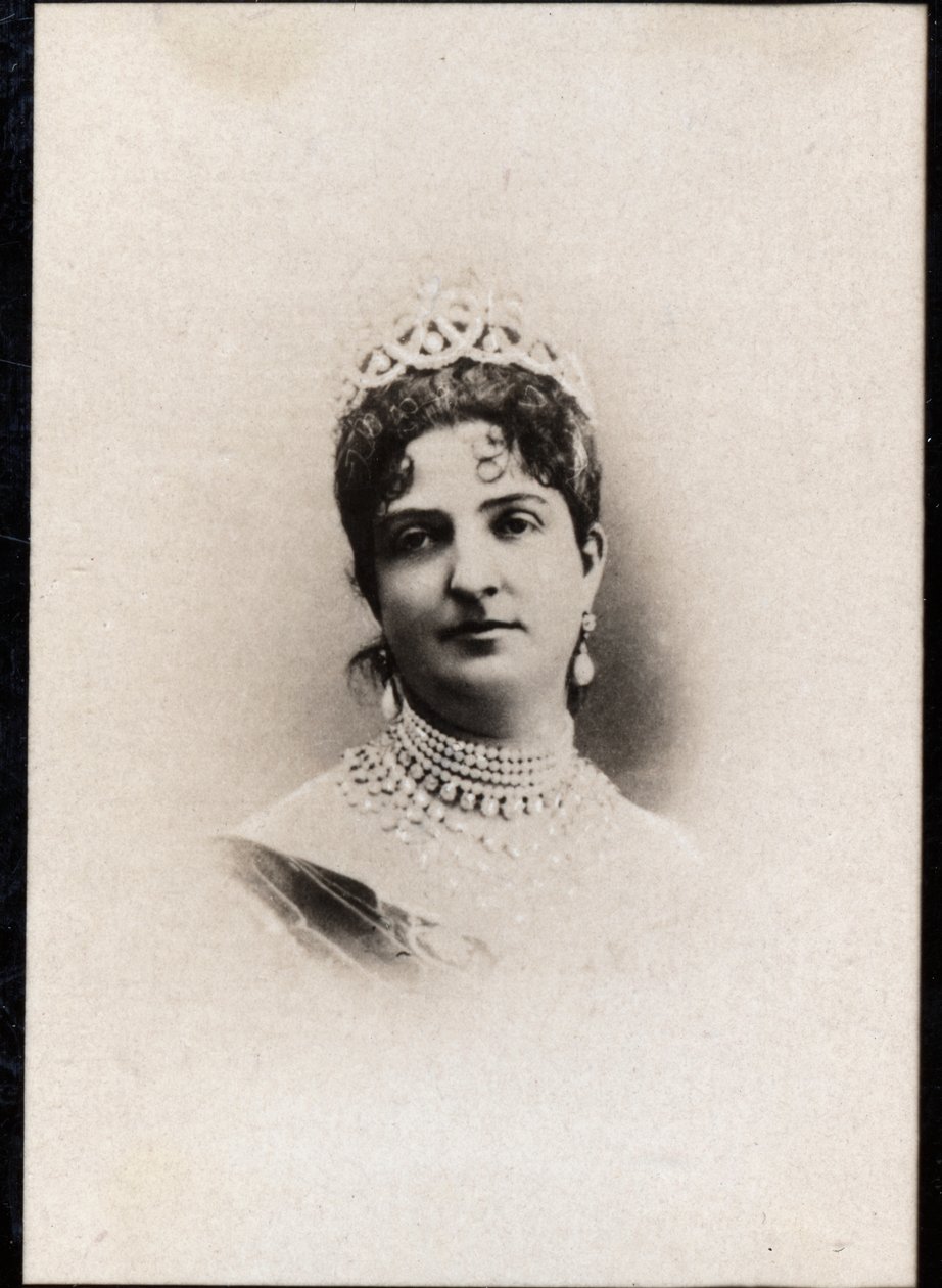 Savoyai Margherita (1851-1926), olasz királynő portréja. alkotó: French Photographer