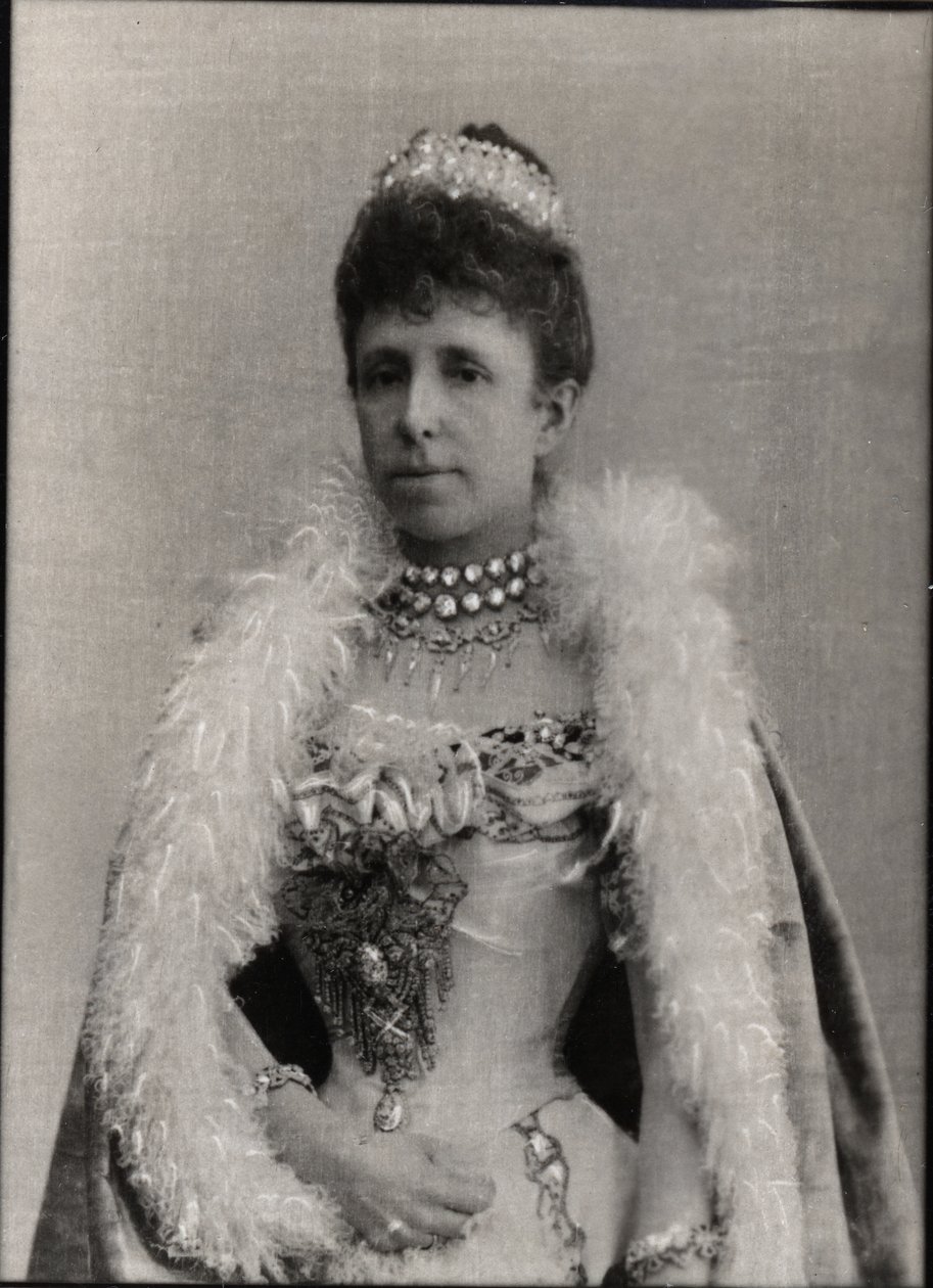 Ausztriai Mária Krisztina (1858-1929), spanyol régens királynő portréja. alkotó: French Photographer