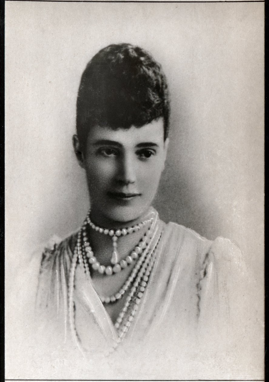Mária Fjodorovna (1847-1928), Oroszország császárné hitvese portréja. alkotó: French Photographer