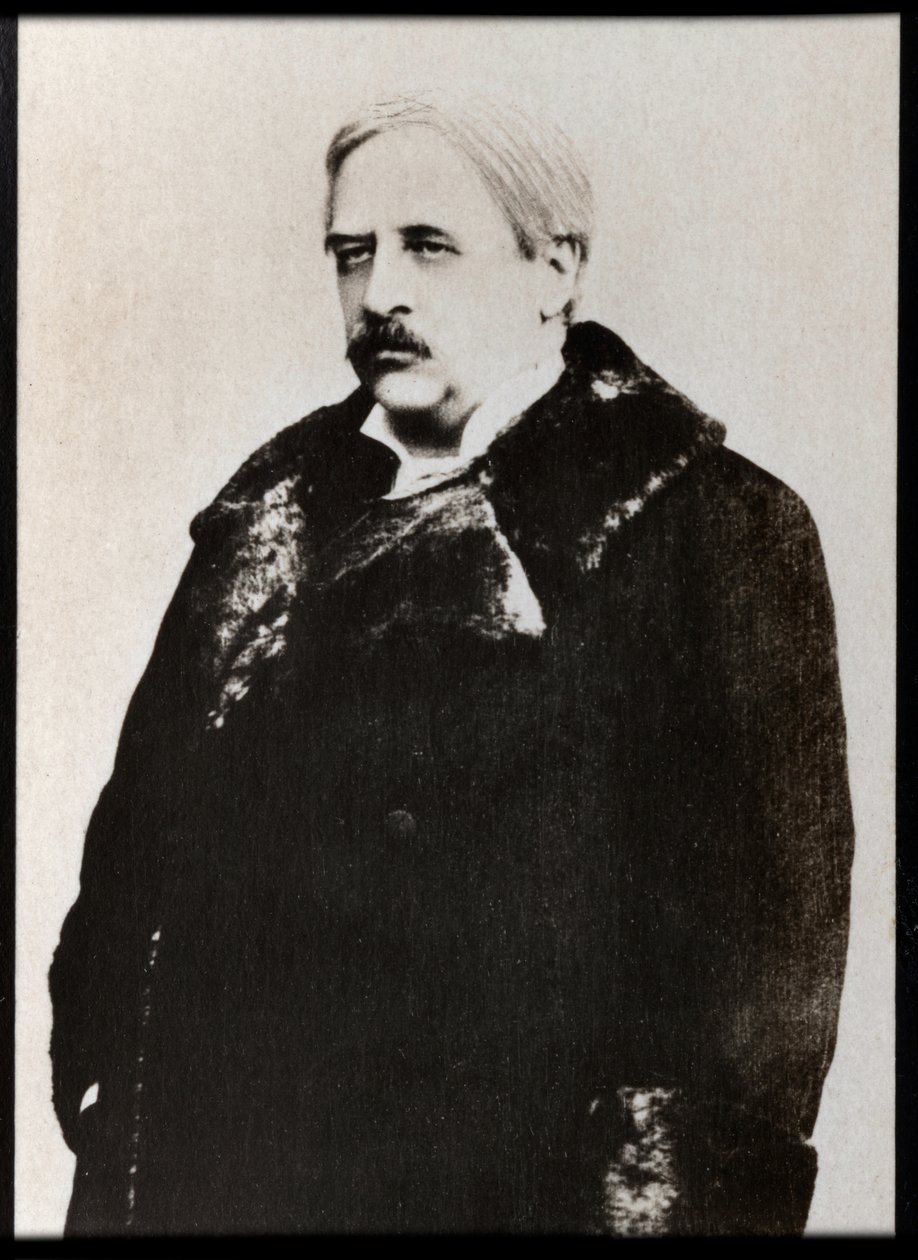 Nils Adolf Erik Nordenskjold (1832-1901), finn svéd származású sarkvidéki felfedező portréja. alkotó: French Photographer