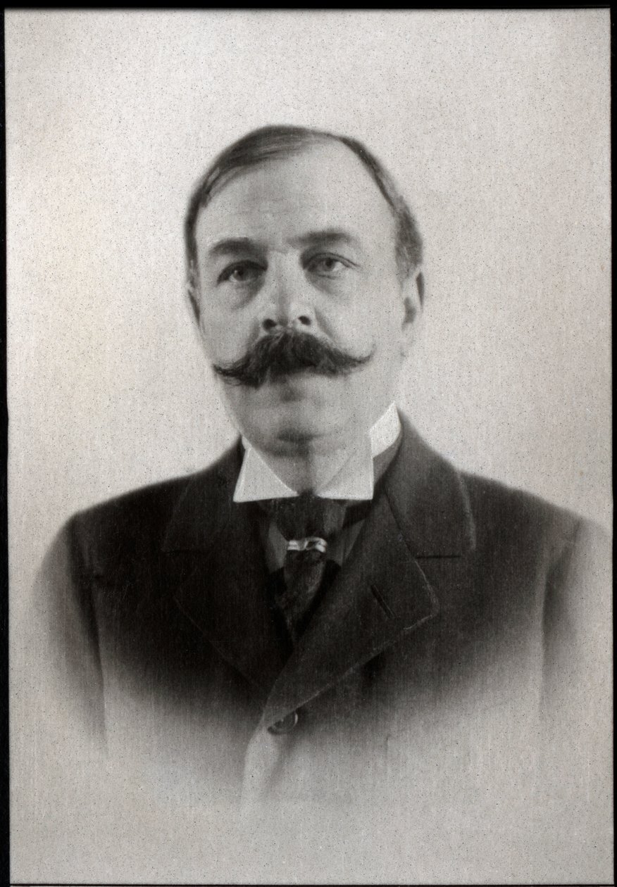 Octave Mirbeau (1848-1917) francia író portréja. alkotó: French Photographer