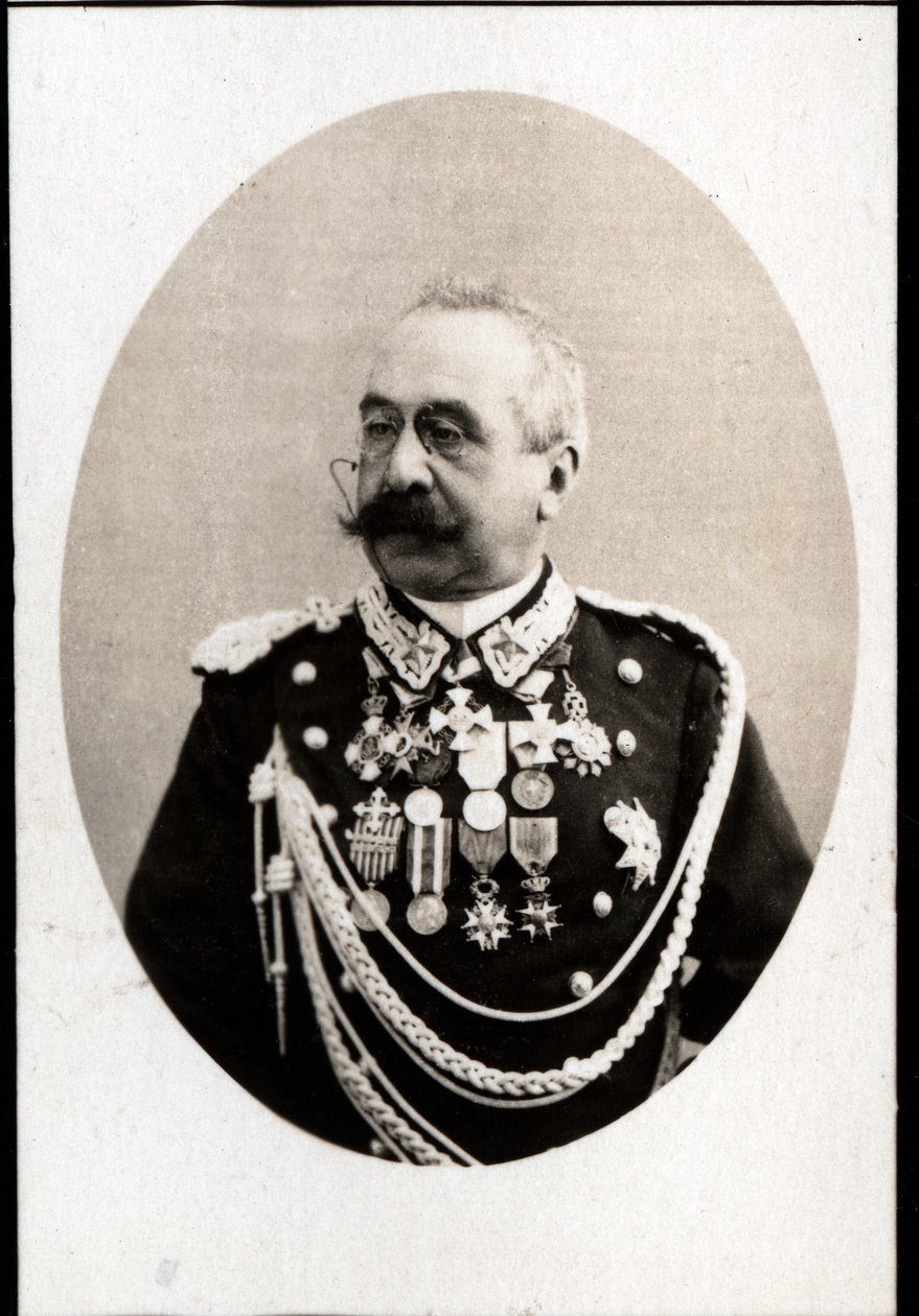 Oreste Baratieri (1841-1901) olasz tábornok portréja. alkotó: French Photographer