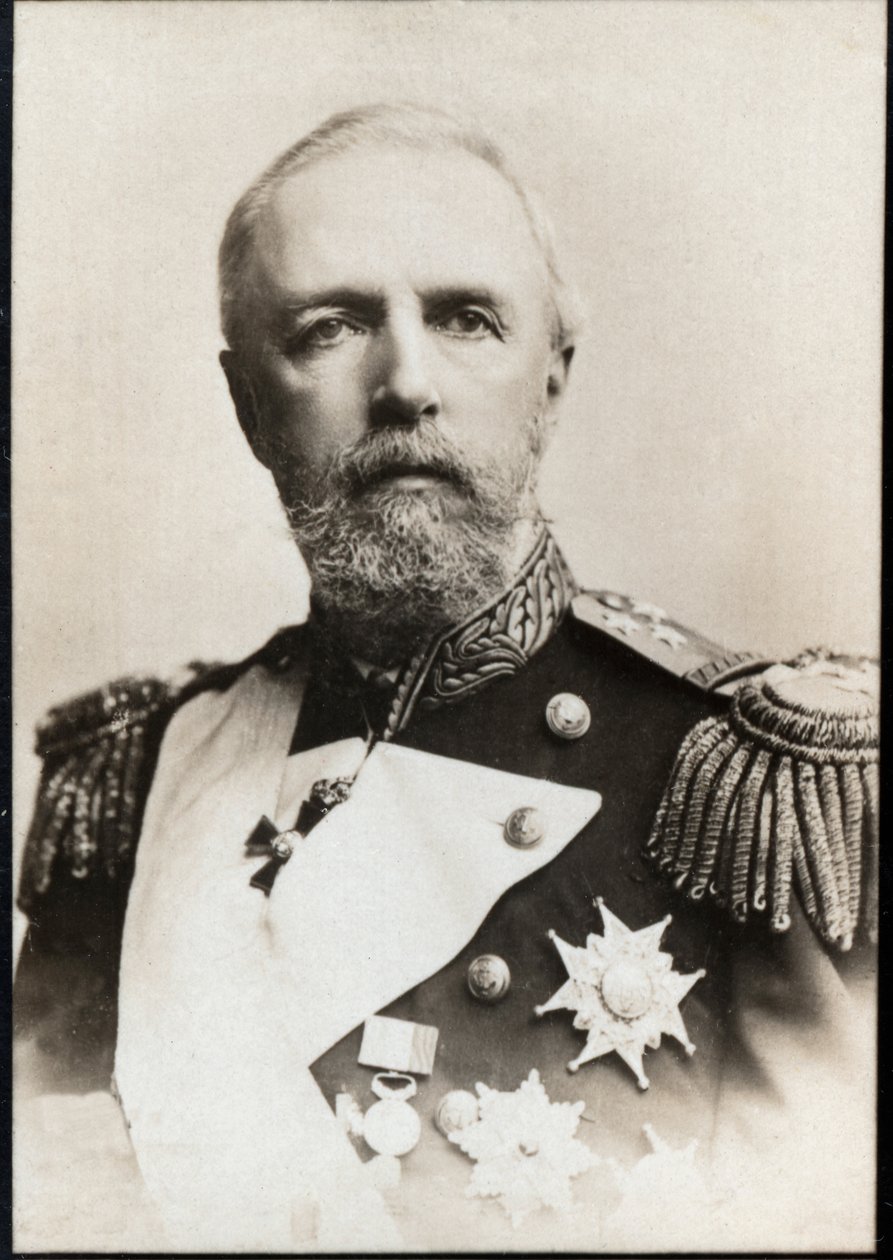 II. Oscar svéd (1829-1907), svéd és norvég király portréja. alkotó: French Photographer