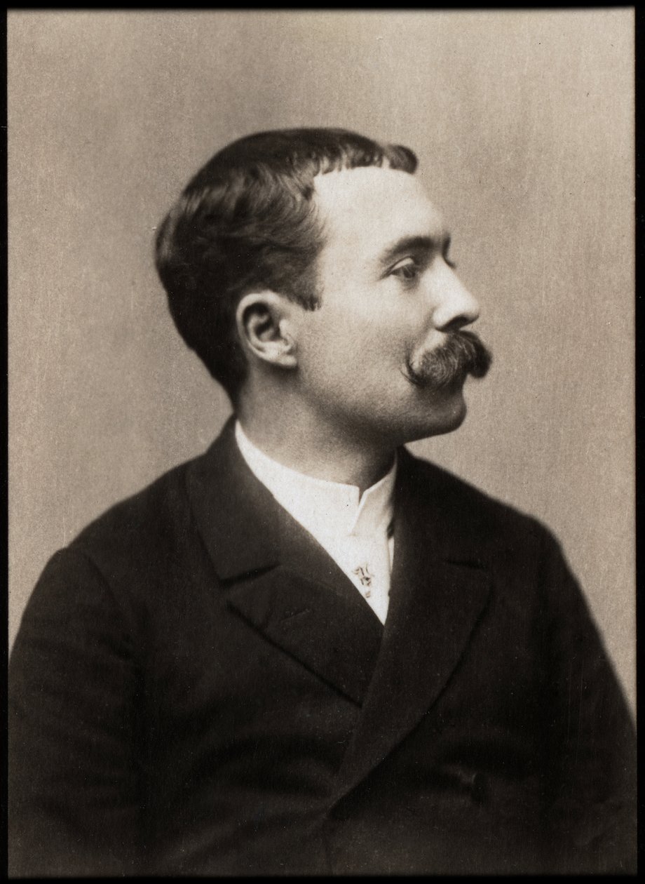 Oscar Metenier (1859-1913) francia dráma- és regényíró portréja. alkotó: French Photographer