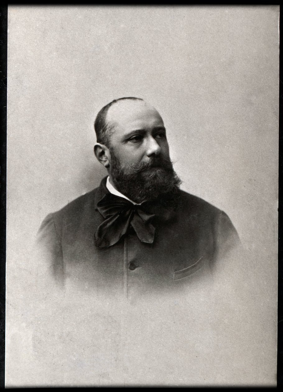 Paul Armand Silvestre (1837-1901) francia költő portréja. alkotó: French Photographer