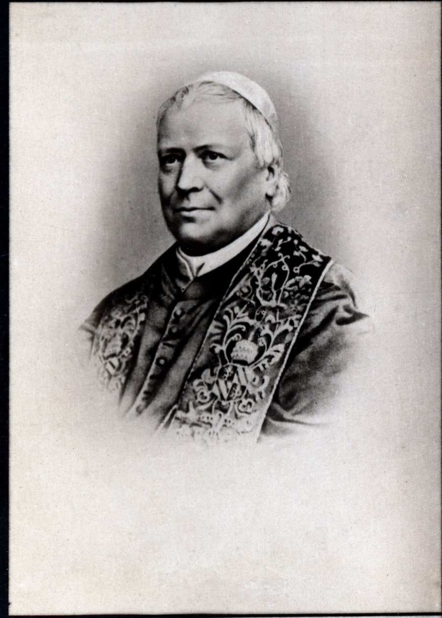 IX. Pius pápa (IX. pite) portréja (1792-1878). alkotó: French Photographer