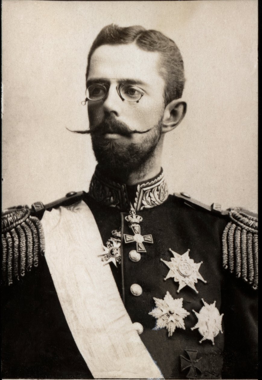 Gusztaf svéd herceg portréja (1858-1950). alkotó: French Photographer