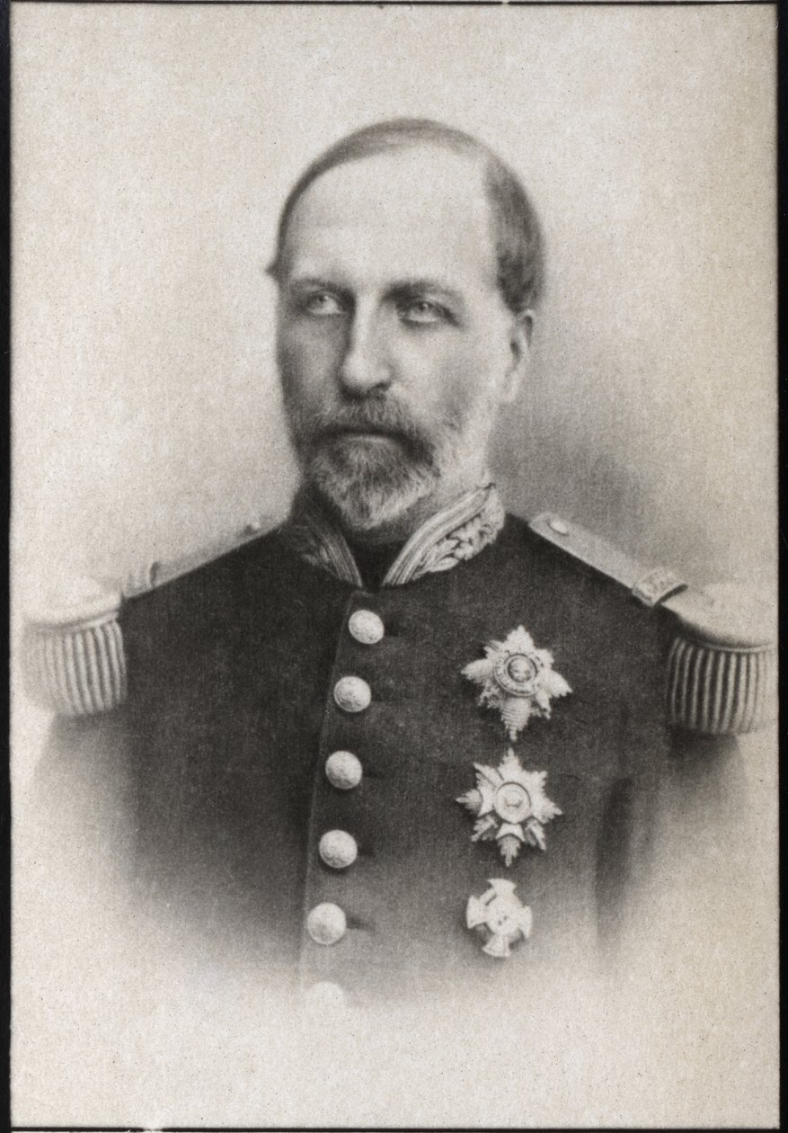 Philippe belga herceg portréja (1837-1905) alkotó: French Photographer