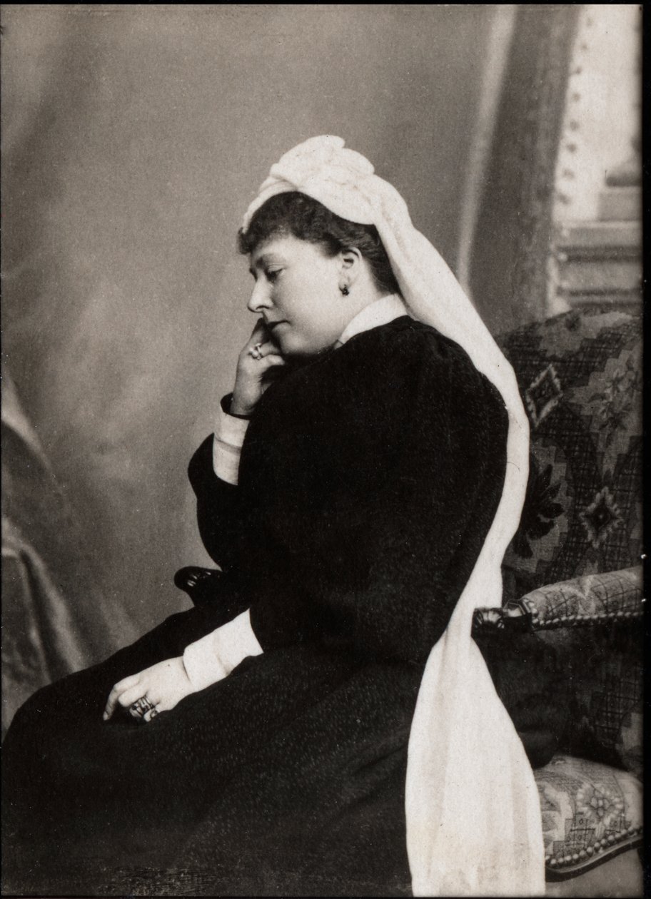 Az Egyesült Királyság Beatrice hercegnőjének portréja (1857-1944). alkotó: French Photographer