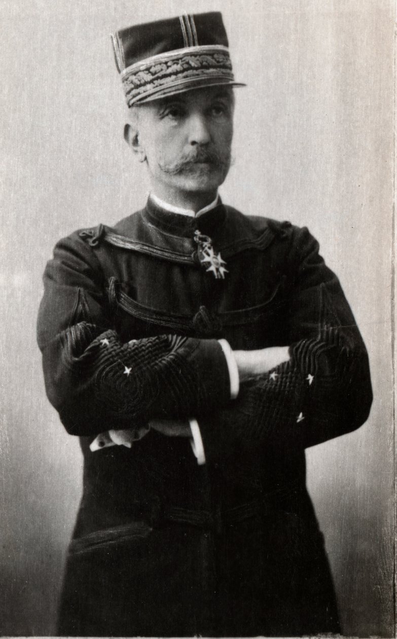 Raoul Le Mouton de Boisdeffre (1839-1919), francia tábornok portréja. alkotó: French Photographer