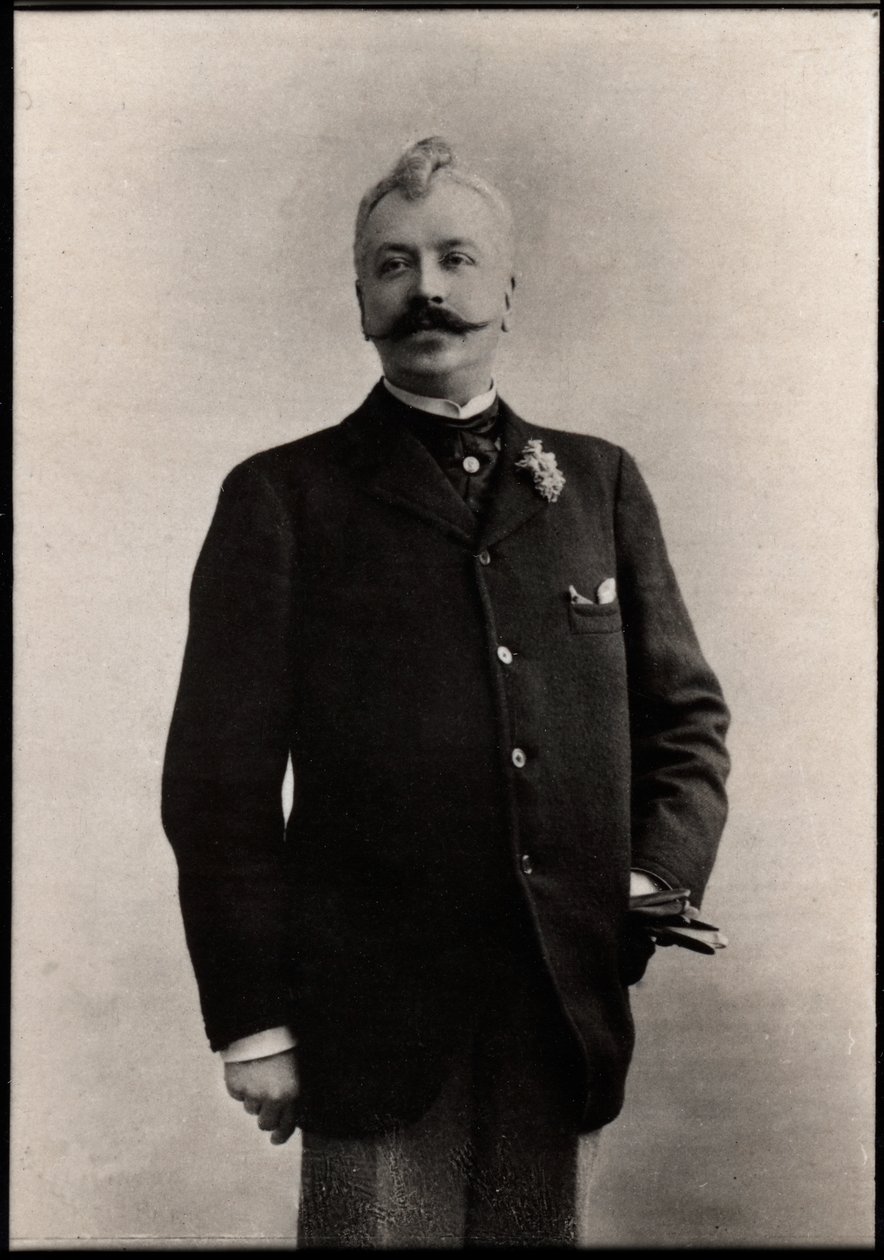 Rene Maizeroy (1856-1918) francia író portréja. alkotó: French Photographer