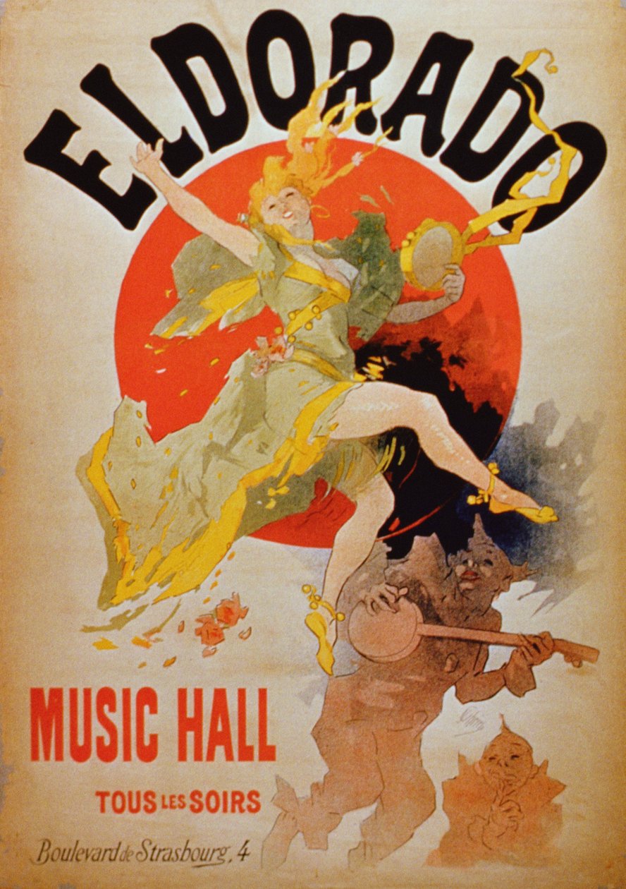 Az Eldorado Music Hall hirdetése alkotó: French School