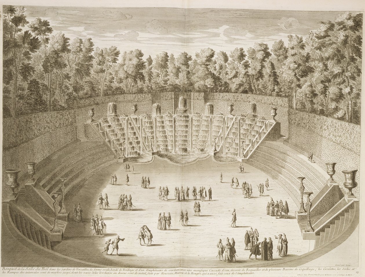 Grove of the Ballroom, Versailles, 1715 körül alkotó: French School