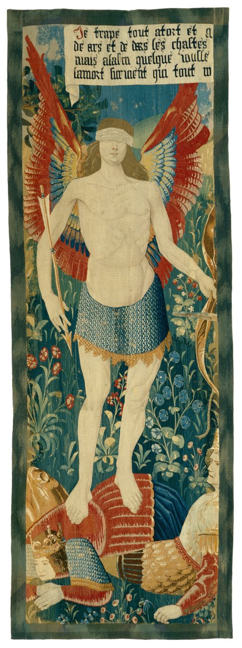 Eros Triumphant, 1500-20 (gyapjú és selyem) alkotó: French School