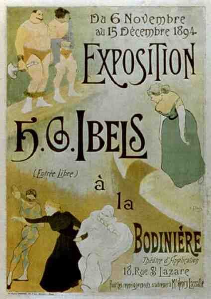 Kiállítás: H.B. Ibels a Bodinierében, 1894. december 6-15 alkotó: French School