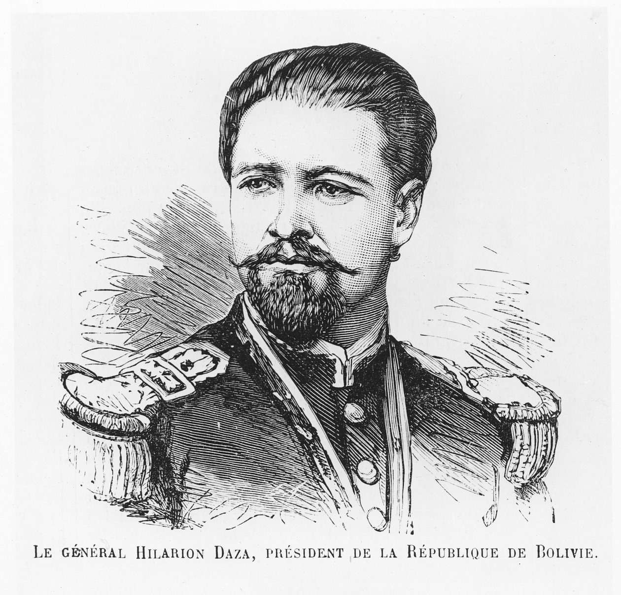 Hilarion Daza, Bolívia elnöke alkotó: French School
