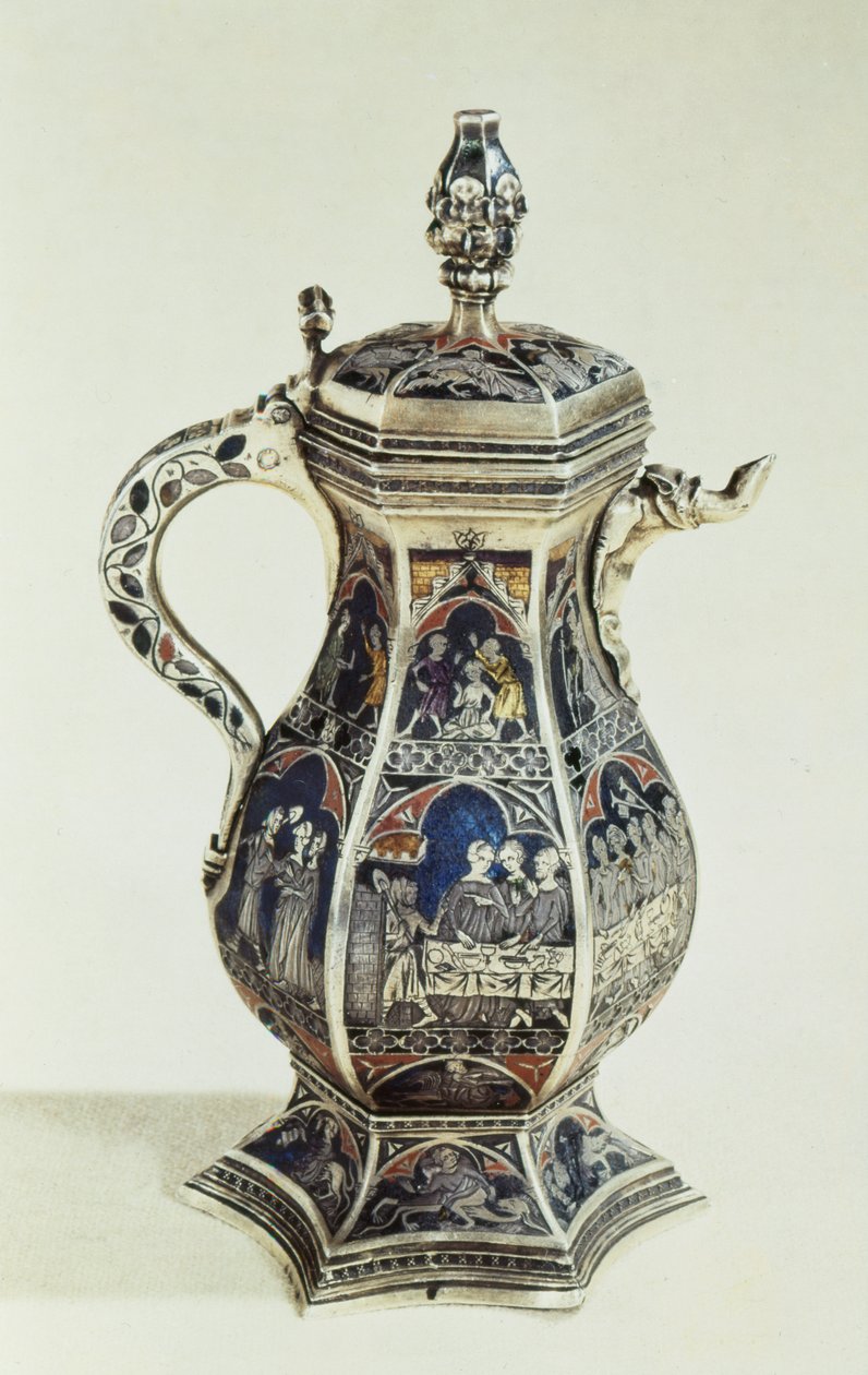 Kancsó, 1333 (arany zománcozott panelekkel) alkotó: French School