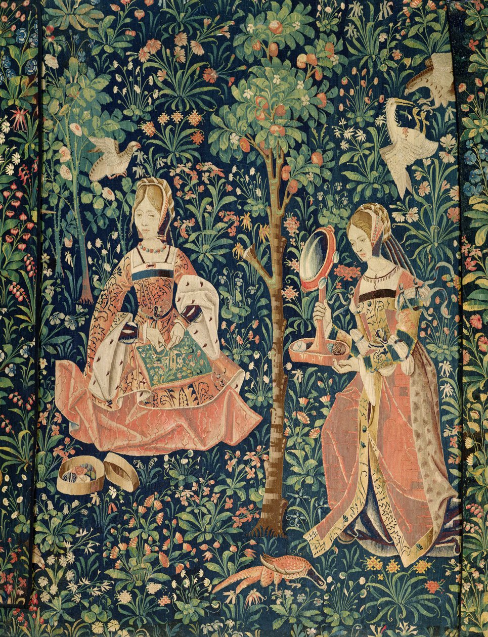 Az úri élet: hímzés, 1500 körül alkotó: French School