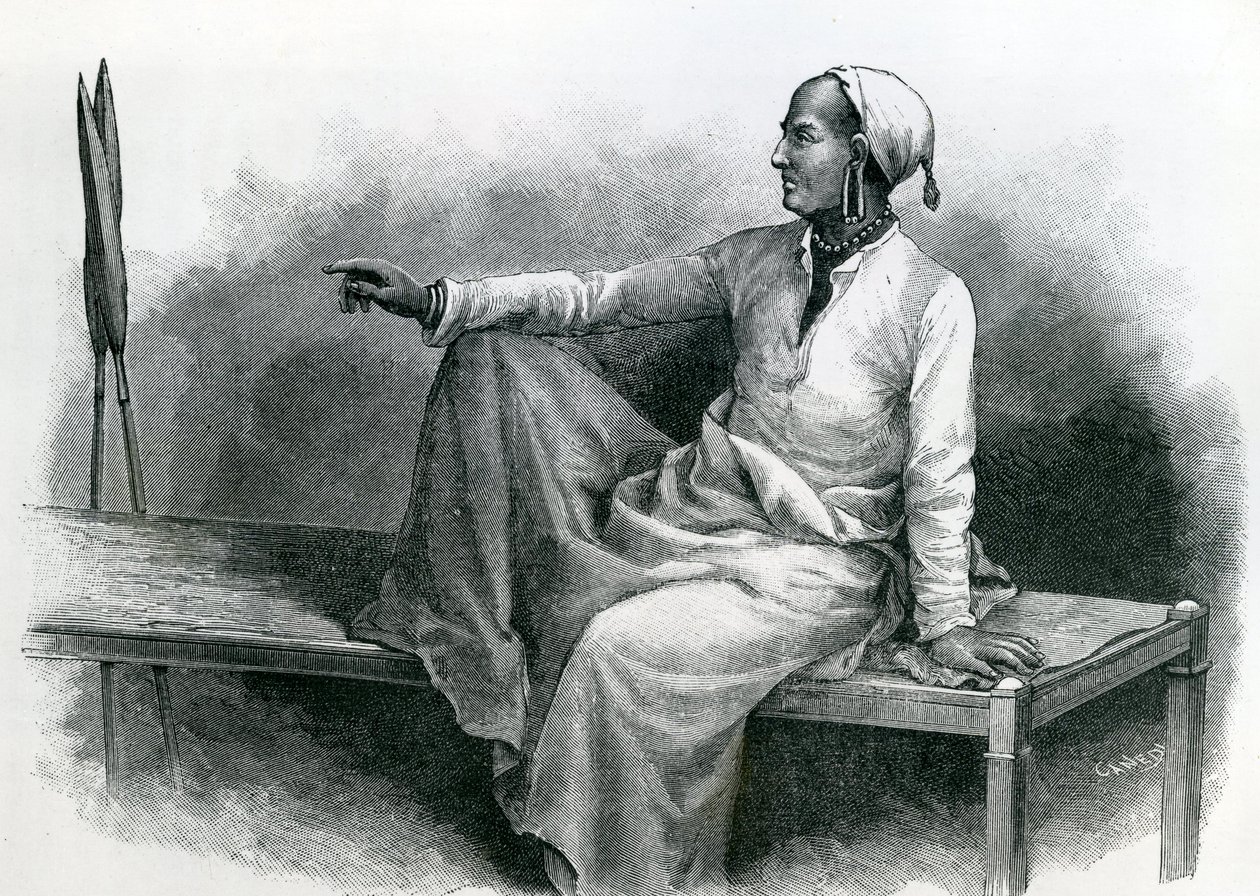 Mandara, Motchi szultána és Kilima-Ndjaro főfőnöke alkotó: French School