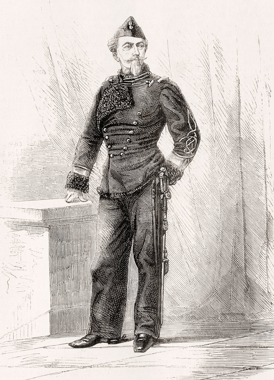 Nicolae Golescu, az LUnivers Illustré-től, 1866-ban jelent meg alkotó: French School