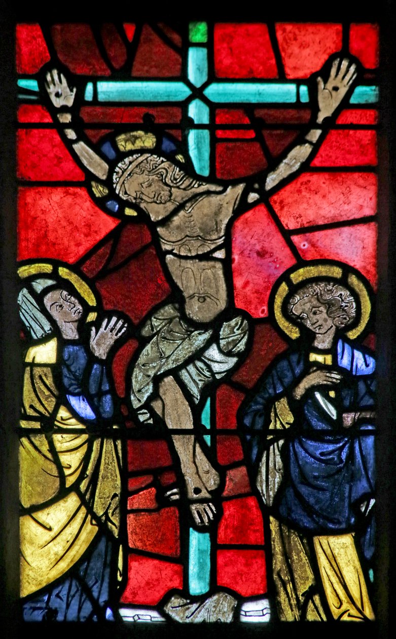 Niederhaslach, Keresztelő Szent János-templom, 1300 körül alkotó: French School