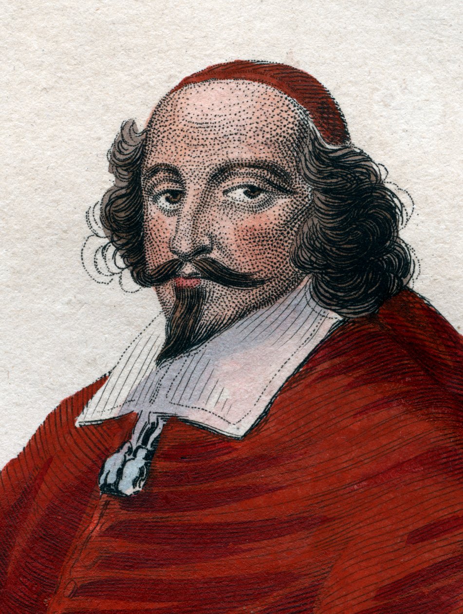 Jules Mazarin (1602-1661) francia olasz bíboros, diplomata és politikus portréja. alkotó: French School