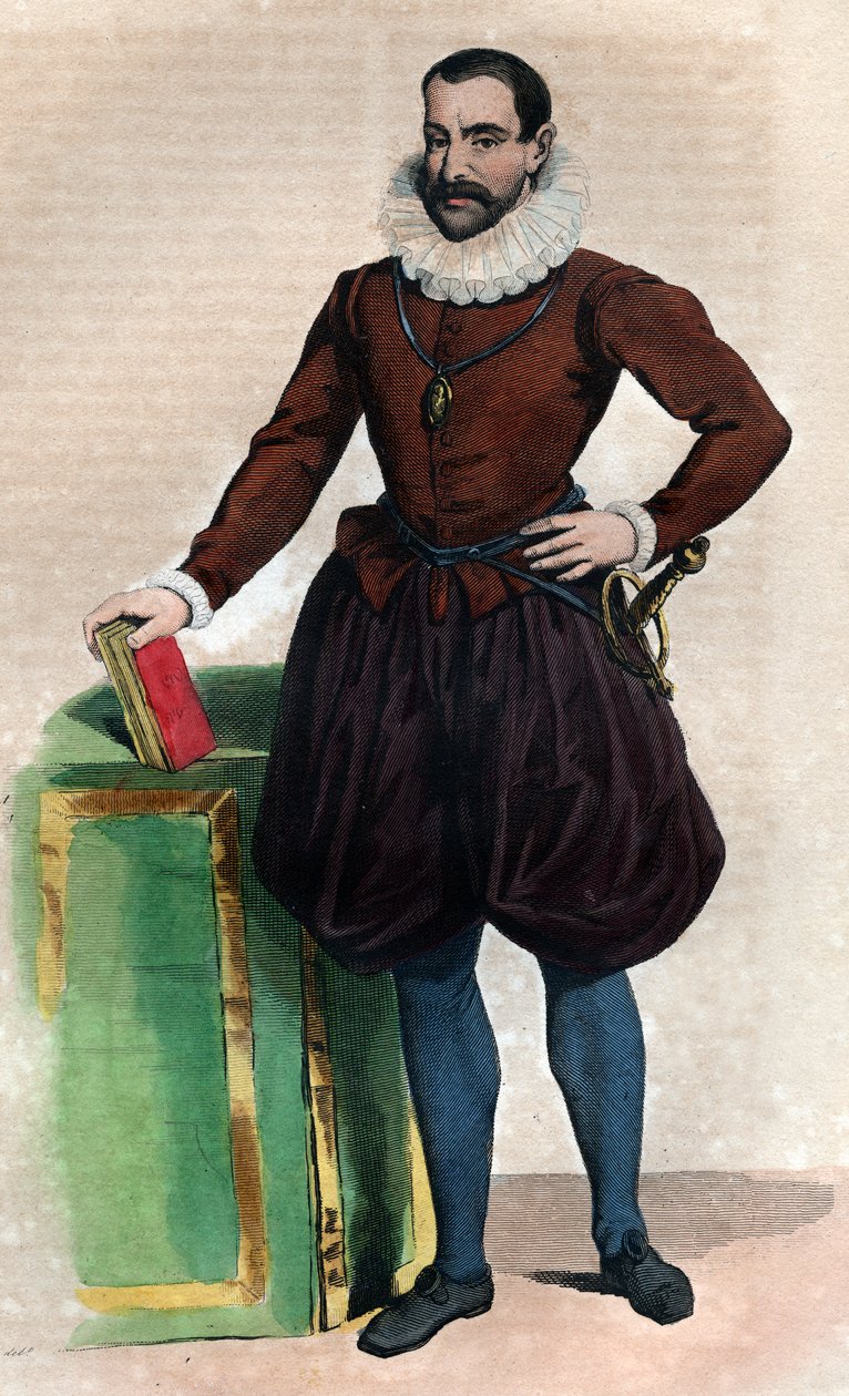 Philippe Duplessis Mornay (1549-1623), Plessis Marly ura, francia protestáns író portréja. alkotó: French School