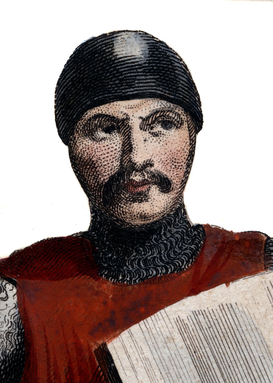 IV. Erős Róbert (Rutpert) (815-866 körül), Orléans grófjának portréja. alkotó: French School