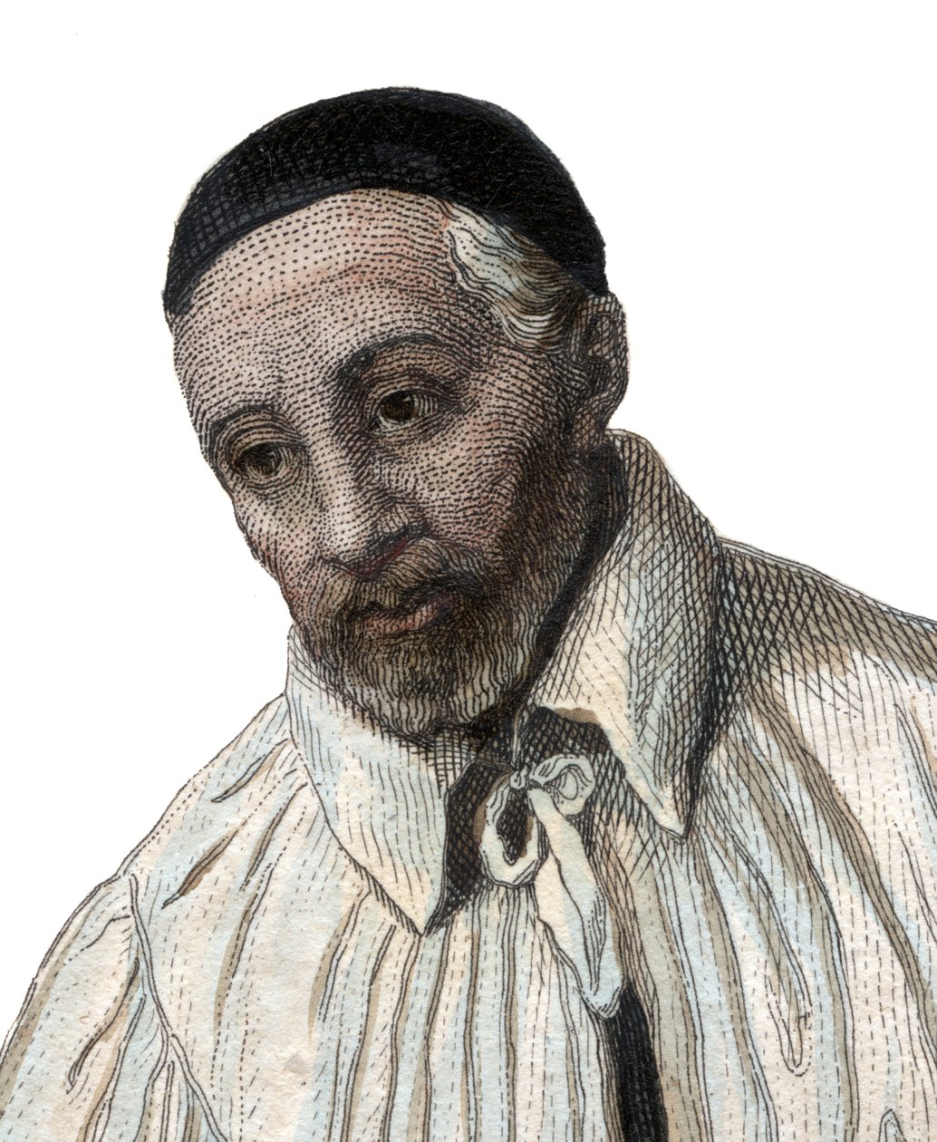 Pál Szent Vince (1581-1660), a katolikus egyház papjának portréja. alkotó: French School