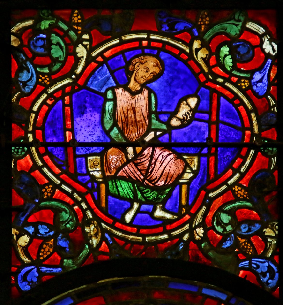 Jelenet Szent Márton életéből, Chartres-i katedrális alkotó: French School